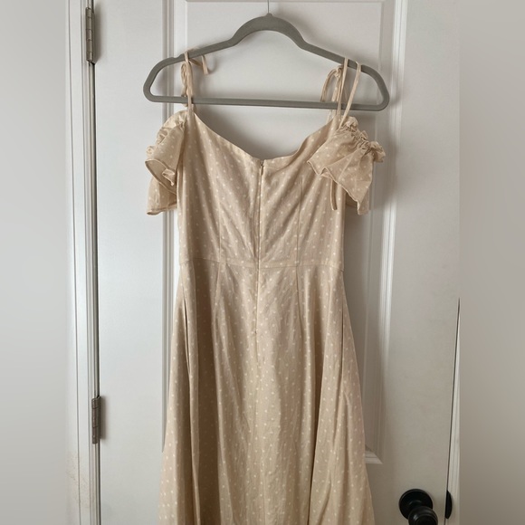 Gal Meets Glam Colleen dress (cream) size 2 - Picture 5 of 6